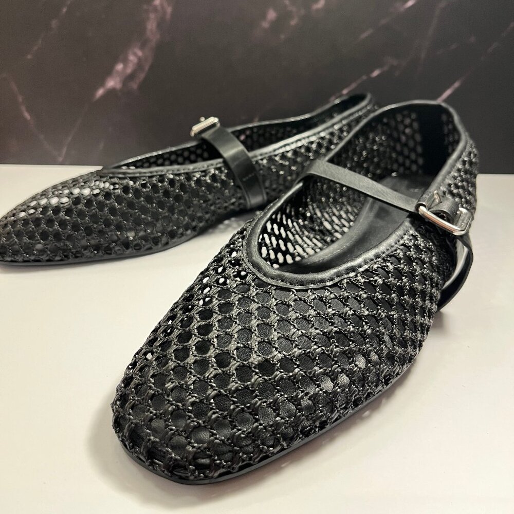 H&M Braided Ballet Flats in Black